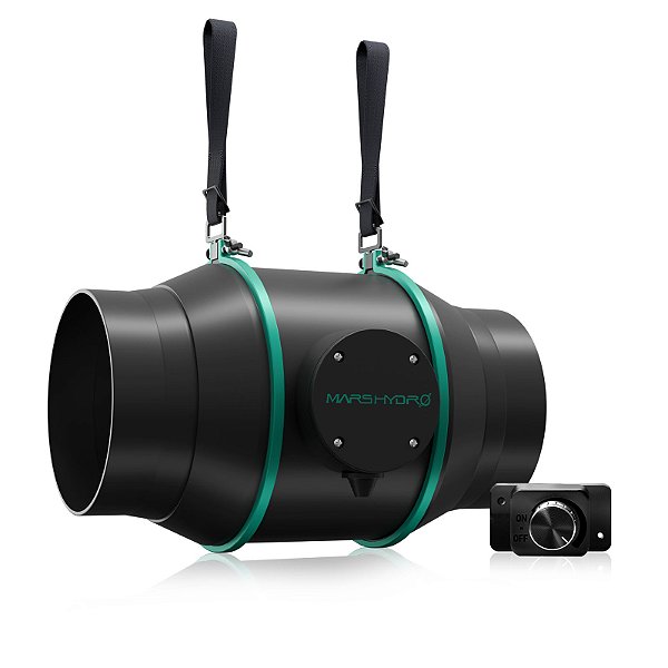 Ventilador de Duto em Linha 6" com Controlador de Velocidade - Mars Hydro