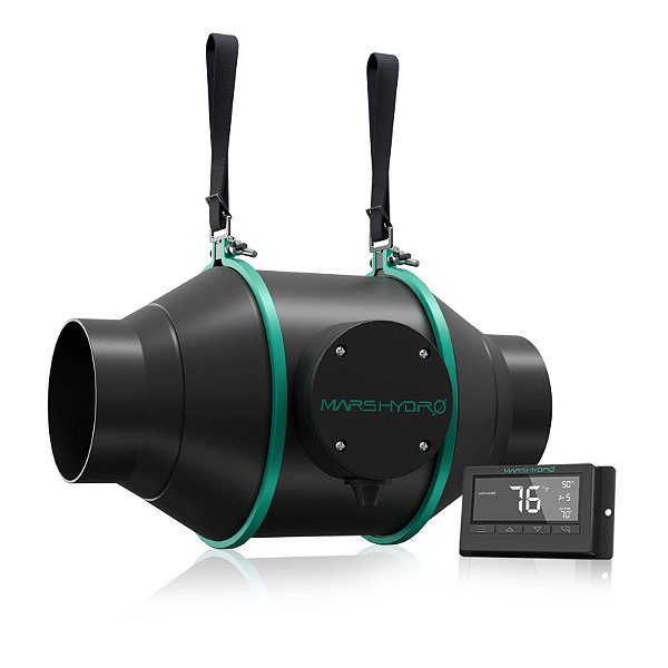 Exaustor de Duto em Linha 4" 100mm com Controlador de Termostato - Mars Hydro
