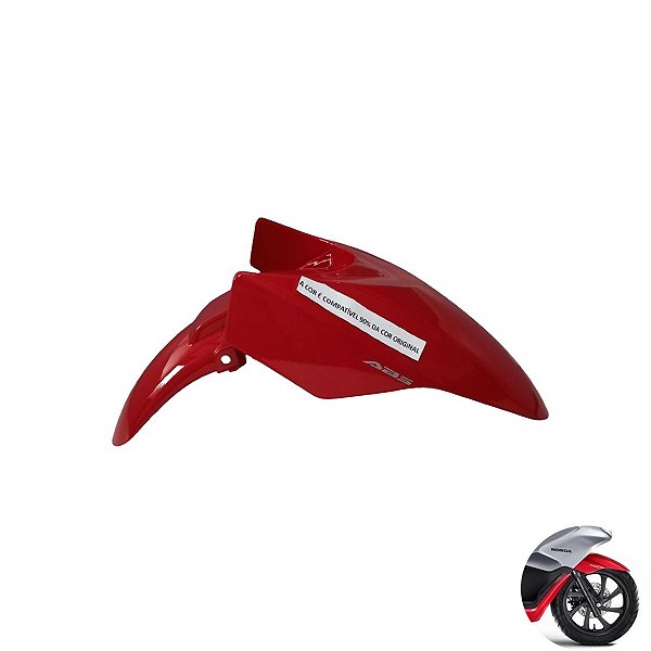 PARALAMA DIANTEIRO PCX 2019 2020 2021 2022 VERMELHO ESPORT