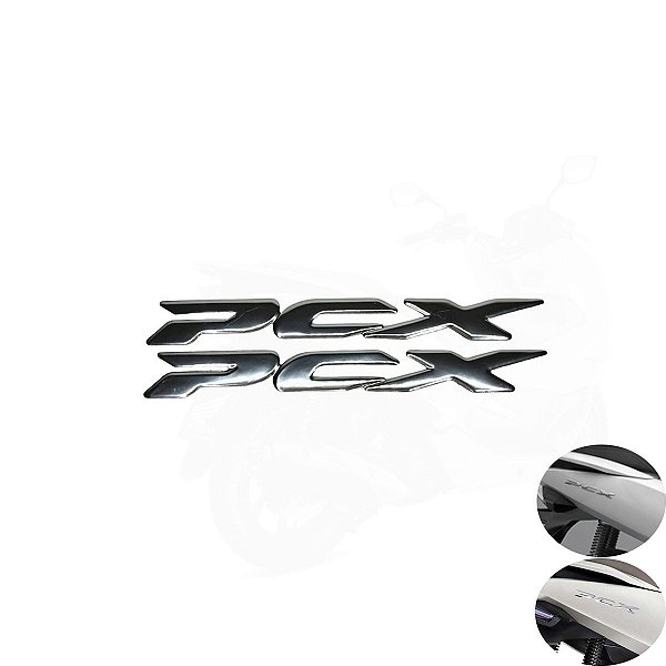 ADESIVO EMBLEMA RABETA 3D PCX 2014 2015 2016 2017 2018 2019 2020 2021 2022 PAR