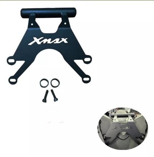 SUPORTE CELULAR GPS PERSONALIZADO FIXAÇÃO 4 PONTOS  XMAX 250 2020 2021 2022 2023 2024