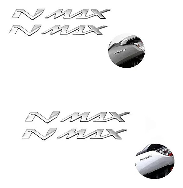 ADESIVO EMBLEMA 3D RABETA NMAX 2016 2024