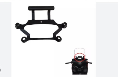 SUPORTE CELULAR GPS PERSONALIZADO FIXAÇÃO 4 PONTOS XMAX 250 2020 2021 2022 2023 2024