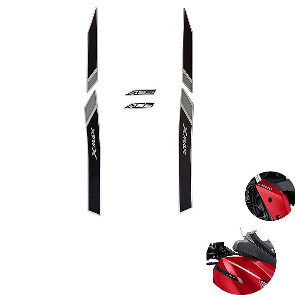 KIT ADESIVO CINZA FOSCO XMAX 2020 2021 2022 2023 2024
