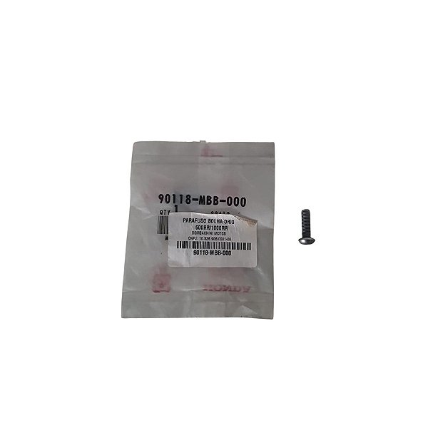 PARAFUSO CARENAGEM HONDA BOLT, 90118-MBB-000