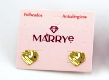 Brinco Folheado Flor Lisa Pequeno