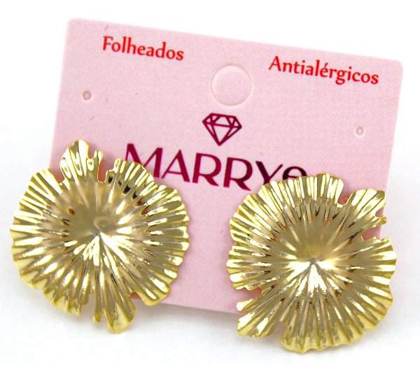 Brinco Folheado Médio Col. Mar