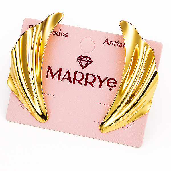 Brinco Folheado Ear Cuff