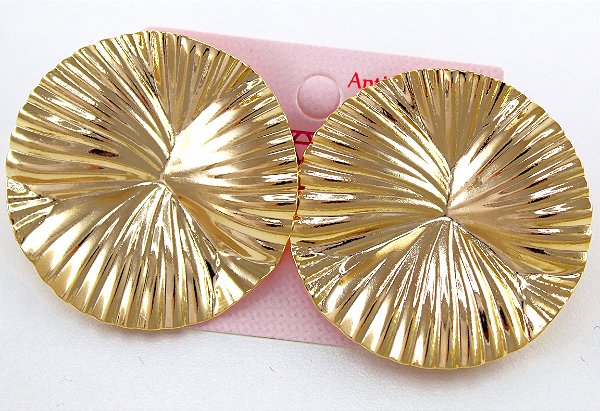 Brinco Folheado Trabalhado G