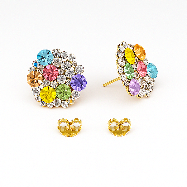 Brinco Cristal Texturizado M