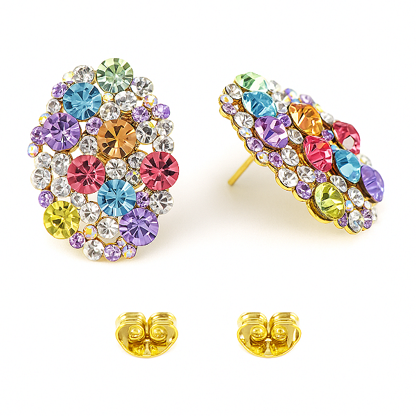 Brinco Cristal Texturizado G