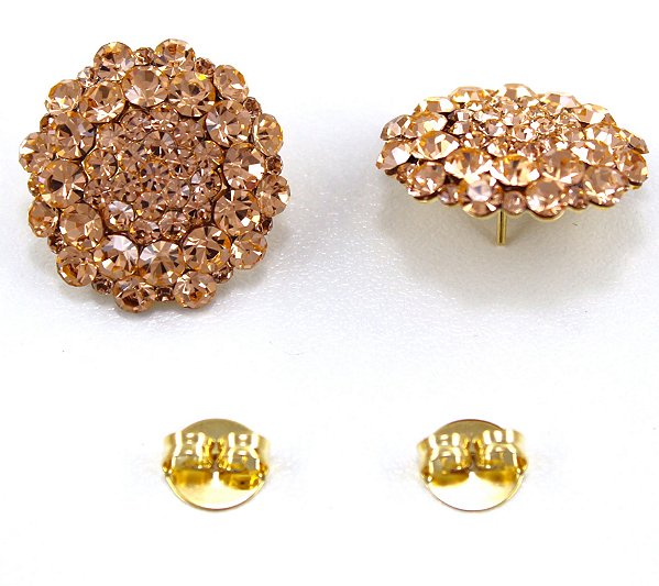 Brinco Cristal Redondo M