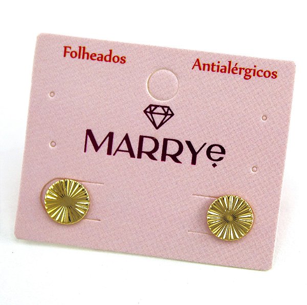 Brinco Folheado Diamantado P