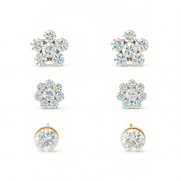 Brinco Cristal TRIO 01