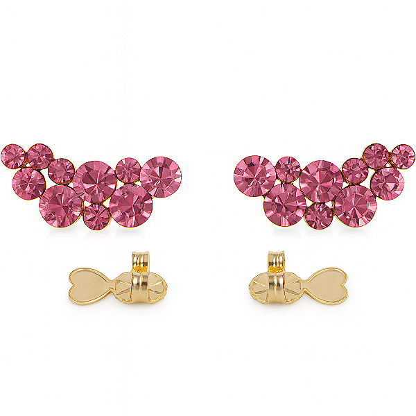 Ear Cuff Cristal 10 pedras