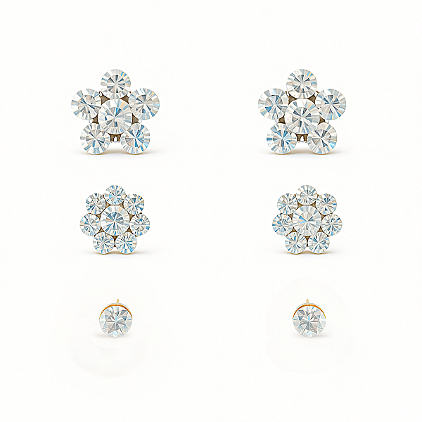 Brinco Cristal TRIO 02