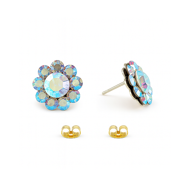 Brinco Cristal Flor P