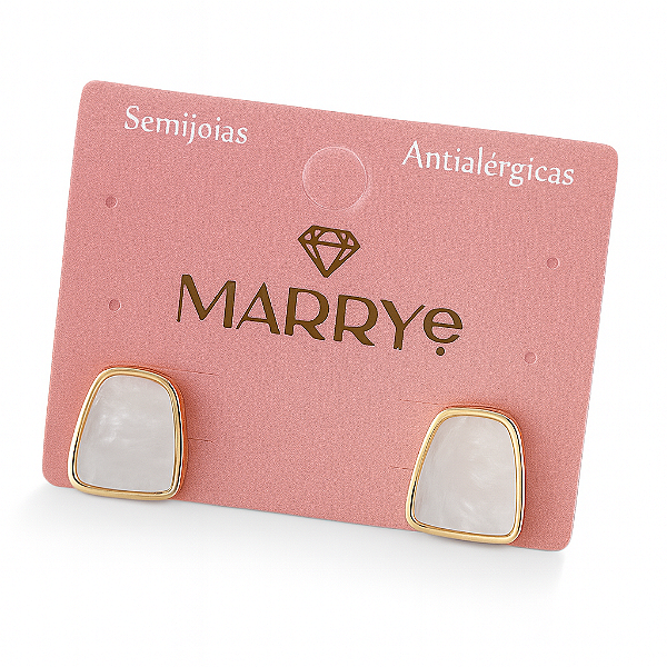 Brinco Semijoia Madripérola M