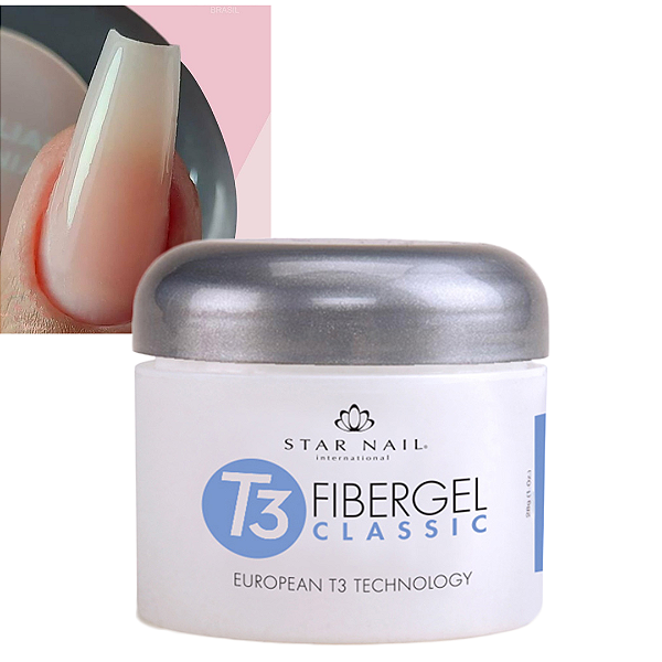 GEL - T3 FIBERGEL LED/UV 28G - BRAZILIAN BEGÔNIA