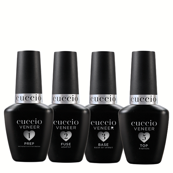 Kit Blindagem (Passos 1, 2, 3 e 5) Cuccio Veener 13ml