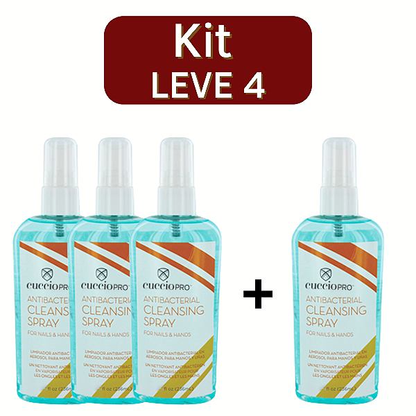 KIT 4 CLEANSING SPRAY - 236ML