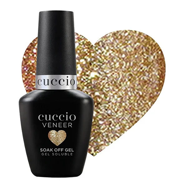ESMALTE GEL CUCCIO - SHIMMER GOLD HEMA FREE 13ML - 028