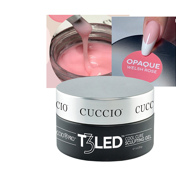 GEL - T3  CONTROLLED LED/UV 28G - OPAQUE WELSH ROSE