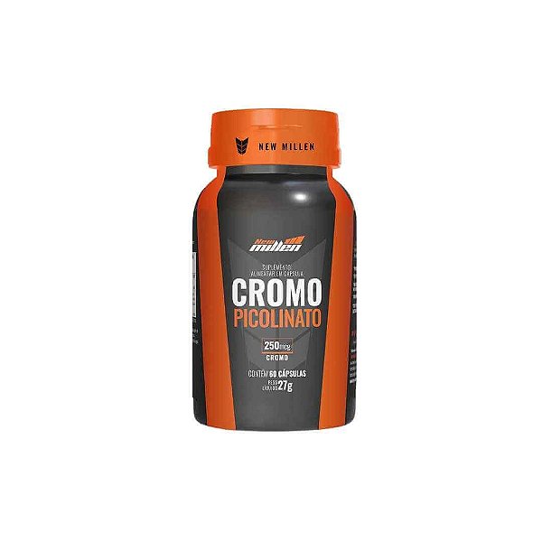 Picolinato de Cromo 250mg 60caps | NEW MILLEN