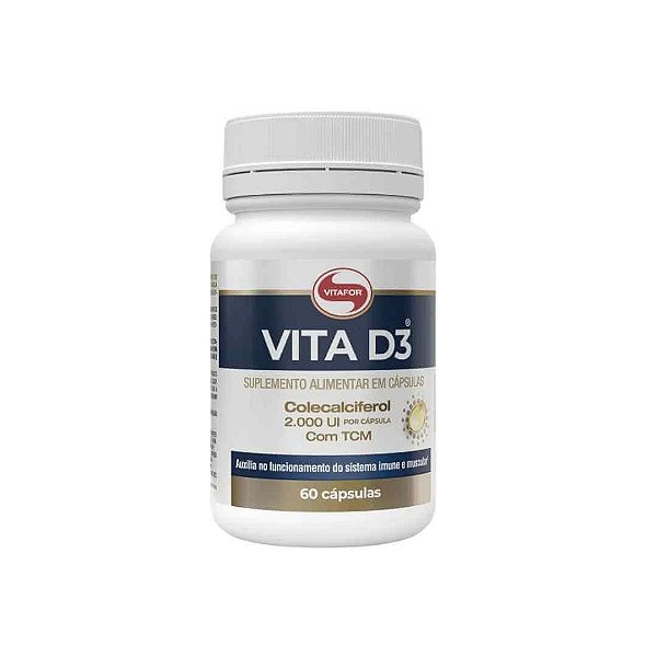Vitamina D3 2000UI 60caps | VITAFOR
