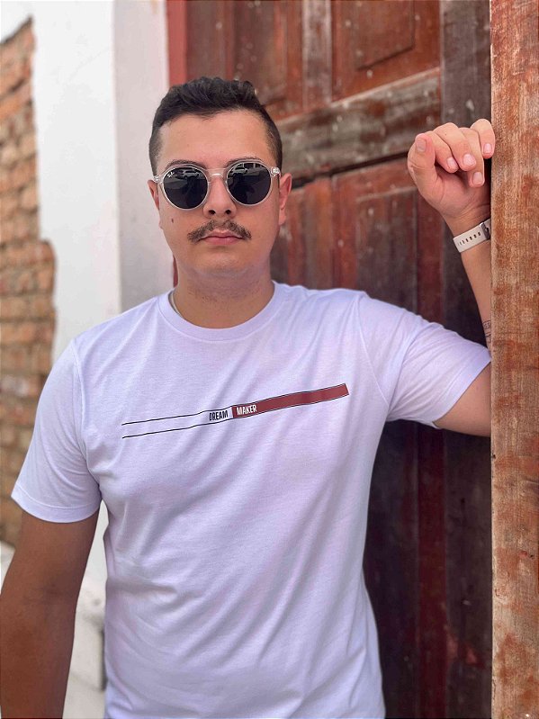 Camiseta 100% Algodão Branca