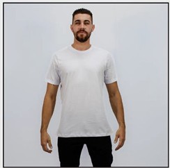 Camiseta 100% Algodão Premium Branca