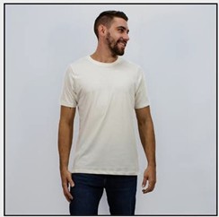 Camiseta 100% Algodão Premium Off White