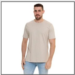 Camiseta 100% Algodão Premium Areia
