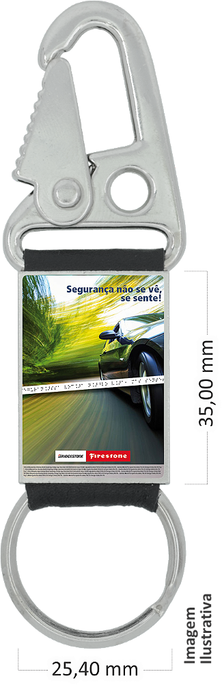 Chaveiro Tubão Personalizado 25x35mm