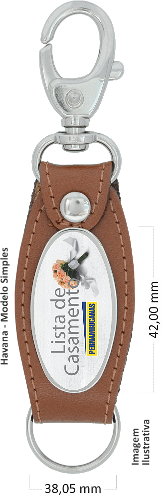 Chaveiro B10 com aplick