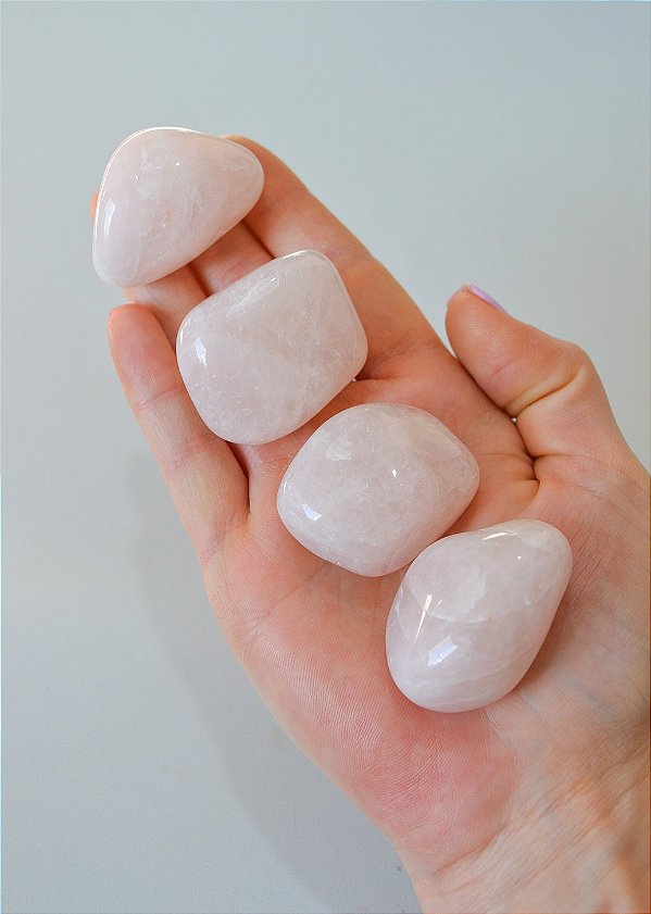 Quartzo Rosa Rolado - Pedra do Amor Próprio, Perdão e Relacionamentos