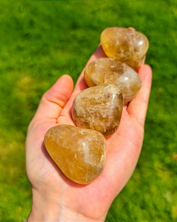 Citrino Natural Rolado - Autoestima, Alegria e Prosperidade