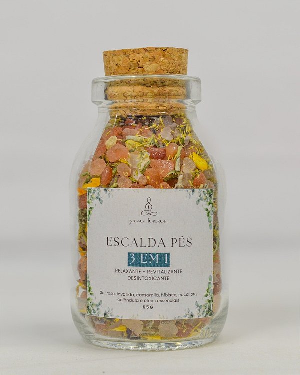 Escalda Pés 3 em 1 - Relaxante Revitalizante e Desintoxicante