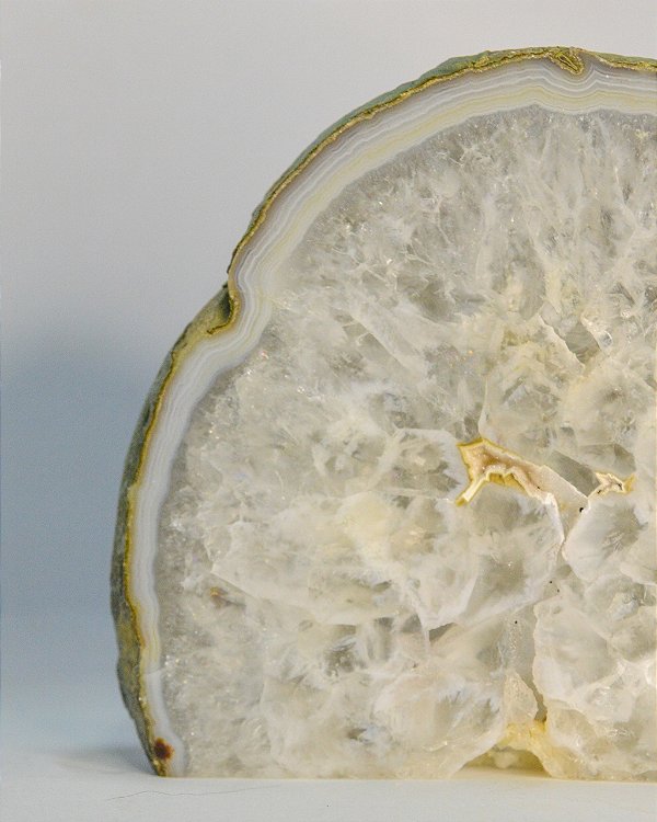 Geodo de Ágata - Peça Única 615g - Pedra da Sorte