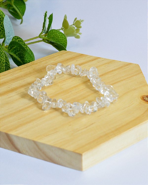 Pulseira de Quartzo Cristal - Intensificador, Iluminação e Energização