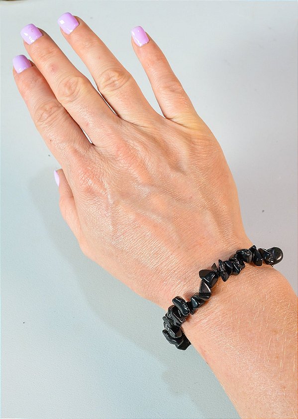 Pulseira de Obsidiana - Proteção, Concentração, Autodescoberta, Consciência sobre seus Erros