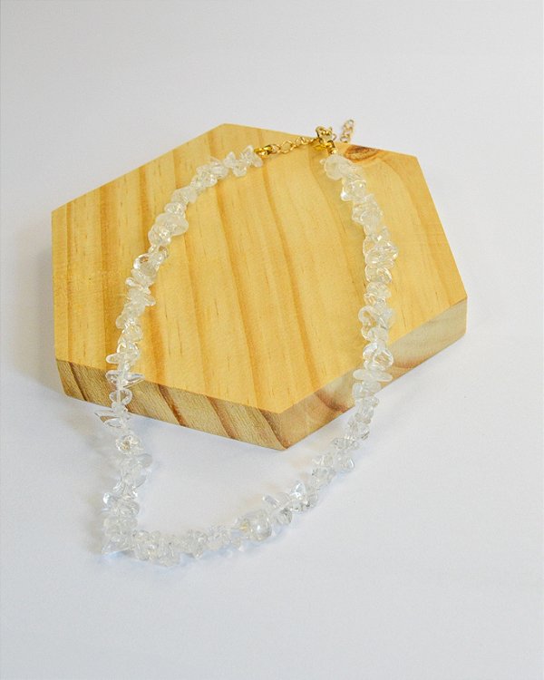 Choker de Quartzo Cristal - Intensificador, Iluminação e Energização