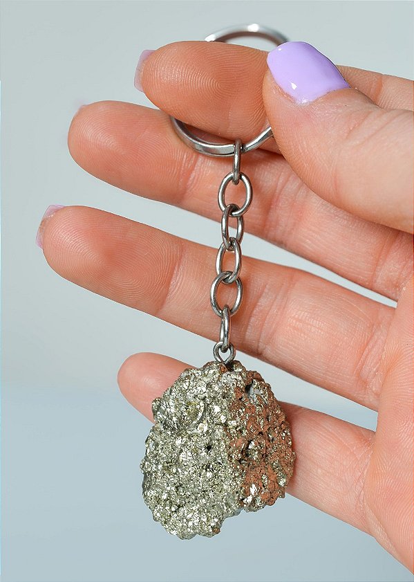 Chaveiro de Pirita - Pedra da Prosperidade