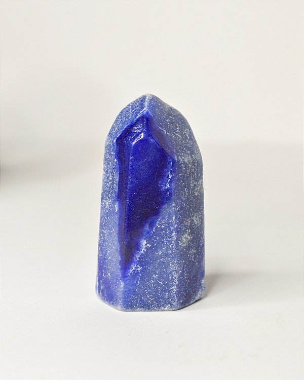 Mini Ponta Geradora de Quartzo Azul - Paciência, Comunicação, Medos, Sabedoria e Compreensão