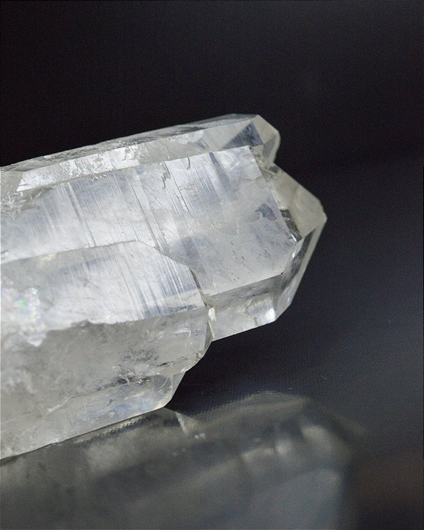 Ponta de Cristal Mestre Lemuriano - Peça Única 123g - Purificação, Energização e Intensificador