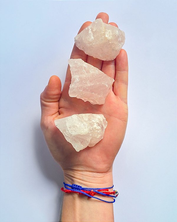 Quartzo Rosa Bruto G - Amor Próprio, Perdão, Acolhimento e Gratidão