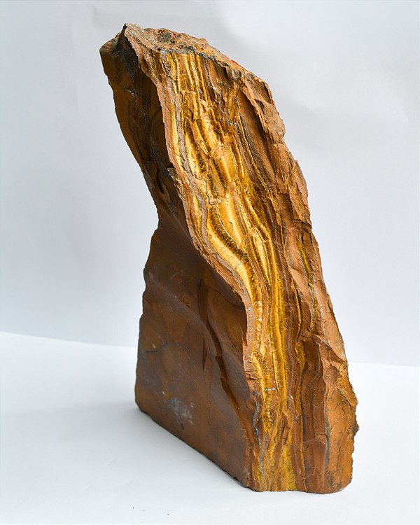 Olho de Tigre - Base Serrada GRANDE 20cm - Contra Inveja e Olhado, Autoconfiança, Coragem e Determinação