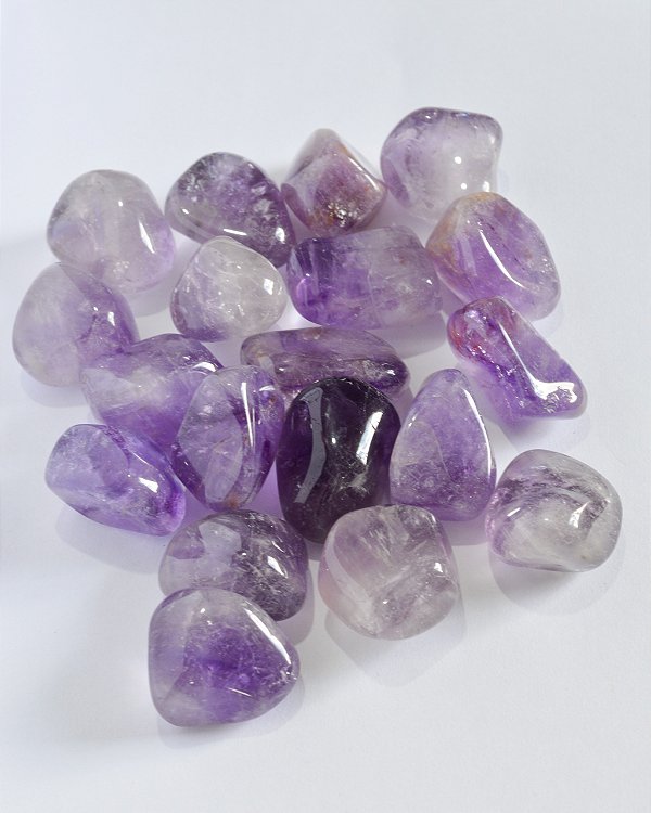 Ametista Rolada - Qualidade extra - Intuição, Conexão, Espiritualidade e Eleva a Vibração