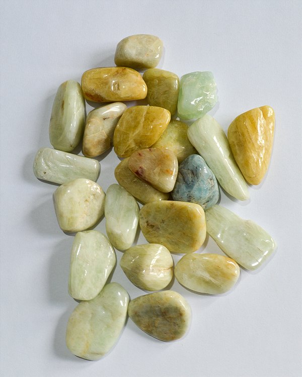 Água Marinha Rolada - Pedra da Ansiedade, Mal Entendidos e Protege os Pensamentos