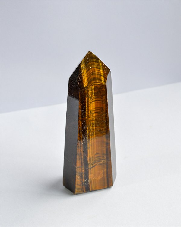 Ponta de Olho de Tigre - Peça única POT01 189g - Contra Inveja e Olhado, Autoconfiança, Coragem e Determinação